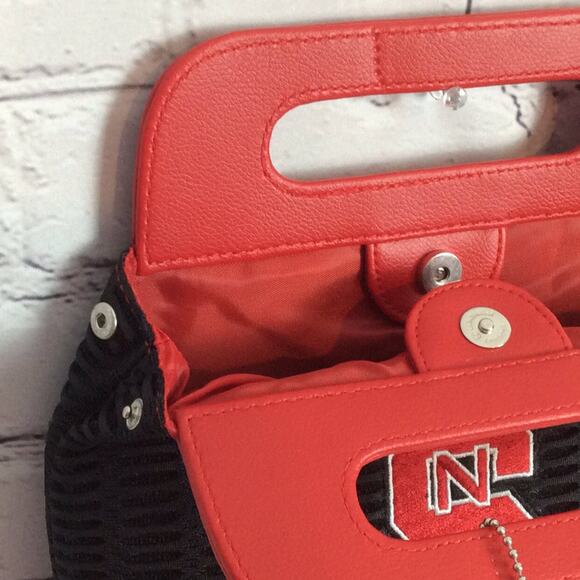 Alan Stuart New York NCAA NC State Wolfpack Mesh Handbag Gameday School Spirit - Picture 4 of 8